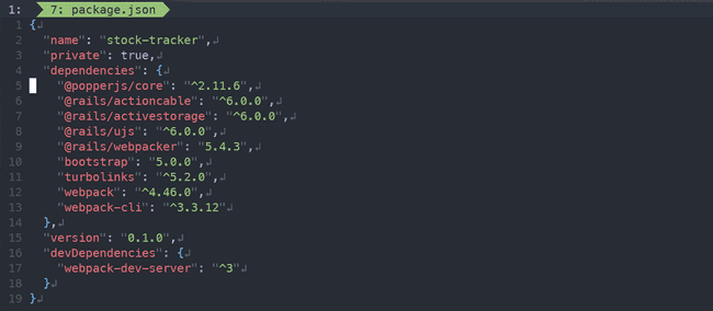 image of package.json